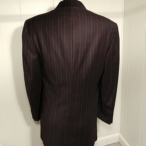 Brioni Traiano Black Pin Stripe Sport Coat 🏆HP - Picture 4 of 6